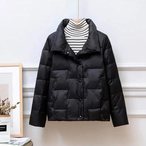 leather down cotton jacket women 2022 new winter clothes korean loose small padded coat female large size short lightweight parkas, Black
leather down cotton jacket women 2022 new winter clothes korean loose small padded coat female large size short lightweight parkas, Black