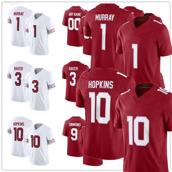 

football jerseys arizona''cardinals''99 j.j. watt 1 kyler murray 10 deandre hopkins 3 budda baker 4 rondale moore 18 a.j, Black;red