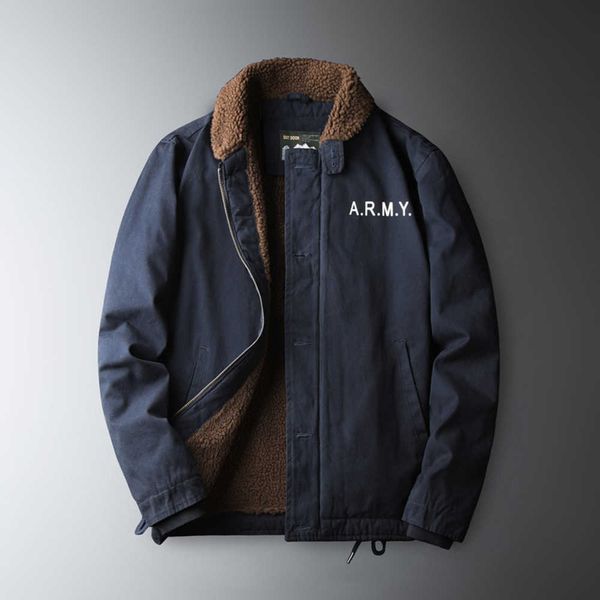 men's jackets lamb plush jacket for men's winter thick cotton jacket with plush cotton jacket navy deck suit, Black;brown
men's jackets lamb plush jacket for men's winter thick cotton jacket with plush cotton jacket navy deck suit, Black;brown