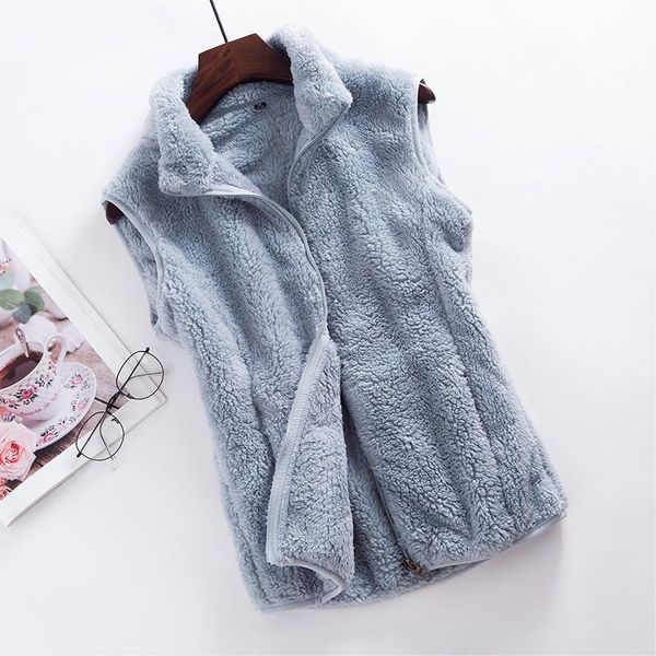 vests polar fleece vest women 2021 autumn winter high collar zipper sleeveless jacket thick warm vest brief garment solid color coat, Black;white
vests polar fleece vest women 2021 autumn winter high collar zipper sleeveless jacket thick warm vest brief garment solid color coat, Black;white
