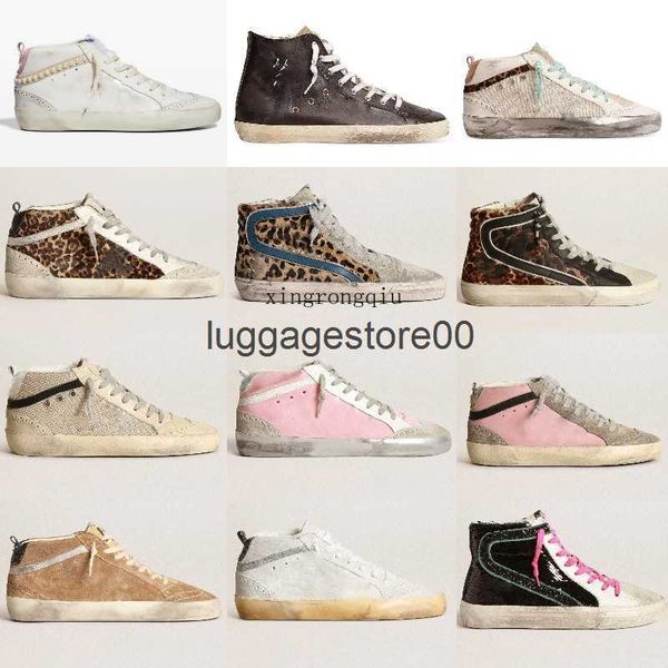 italy brand golden sneaker mid star women shoes leopard print pink-gold glitter classic white do-old dirty designer high style shoe, Black
italy brand golden sneaker mid star women shoes leopard print pink-gold glitter classic white do-old dirty designer high style shoe, Black