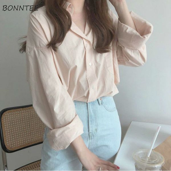 women's blouses shirts shirts women long sleeve loose stylish classy spring all-match ins pink lovely est leisure teenagers female simp, White
women's blouses shirts shirts women long sleeve loose stylish classy spring all-match ins pink lovely est leisure teenagers female simp, White