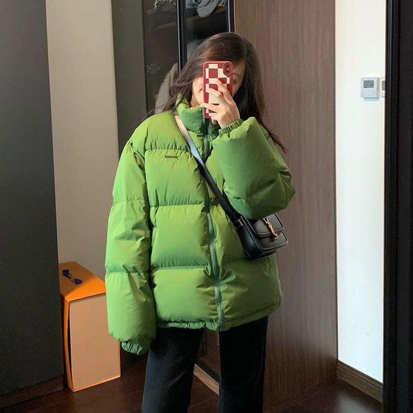 leather women's clothing green down jackets stand collar fashion baggy thicken warm female puffer cotton padded short outwear winter, Black
leather women's clothing green down jackets stand collar fashion baggy thicken warm female puffer cotton padded short outwear winter, Black