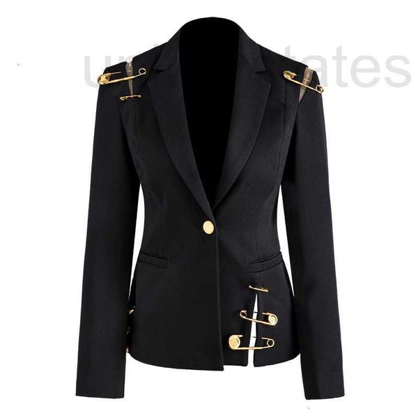 women's suits & blazers popularblazer jacket hollow out patchwork lace up blazer notched long sleeve slim elegant female suit 2020 autu, White;black
women's suits & blazers popularblazer jacket hollow out patchwork lace up blazer notched long sleeve slim elegant female suit 2020 autu, White;black