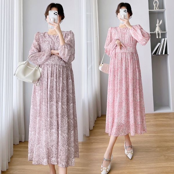 maternity dresses maternity spring autumn dresses thin long sleeve chiffon floral elegant cute pregnancy vestidos clothes for pregnant women, White
maternity dresses maternity spring autumn dresses thin long sleeve chiffon floral elegant cute pregnancy vestidos clothes for pregnant women, White