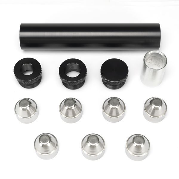 6''l 1.05"od fuel filter with 1/2x28 and 5/8x24 end cap solvent trap aluminum tube 7pcs stainless steel cups for napa 4003 wi
6''l 1.05"od fuel filter with 1/2x28 and 5/8x24 end cap solvent trap aluminum tube 7pcs stainless steel cups for napa 4003 wi