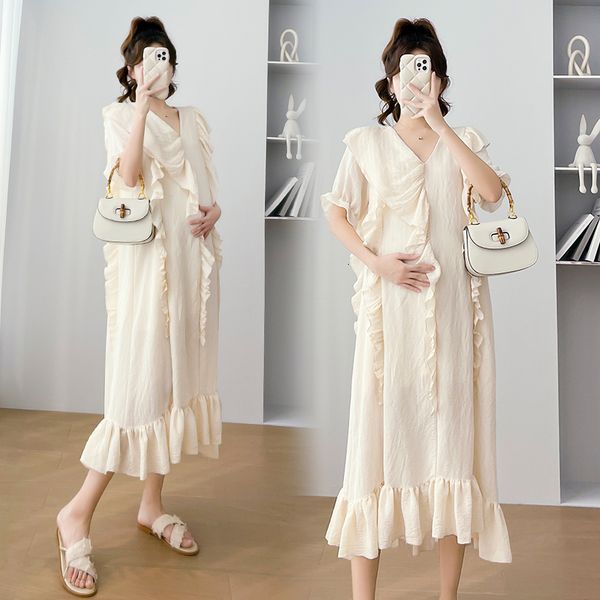 maternity dresses e44532# maternity dresses irregular ruffles design dress women sweet style summer maternity clothing dress pregnant 230428, White
maternity dresses e44532# maternity dresses irregular ruffles design dress women sweet style summer maternity clothing dress pregnant 230428, White