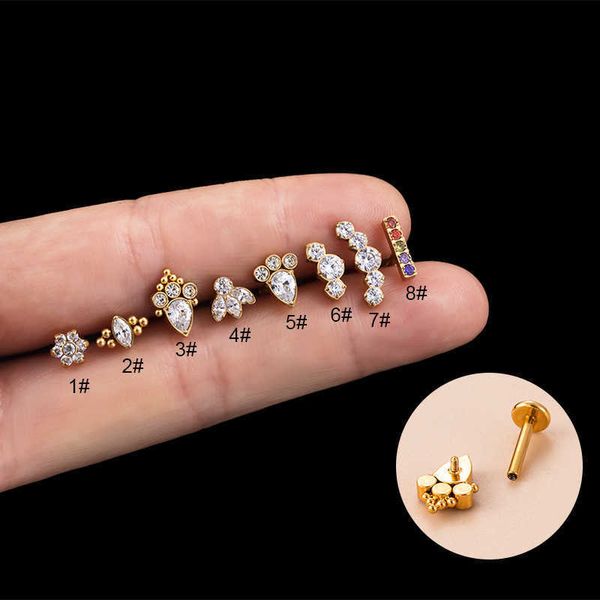 1.2x8 inner teeth lip nail earring studs rod titanium inlaid cubic zircon earbone nail lip nailstitanium puncture mini stud earrings for wom, Golden;silver
1.2x8 inner teeth lip nail earring studs rod titanium inlaid cubic zircon earbone nail lip nailstitanium puncture mini stud earrings for wom, Golden;silver