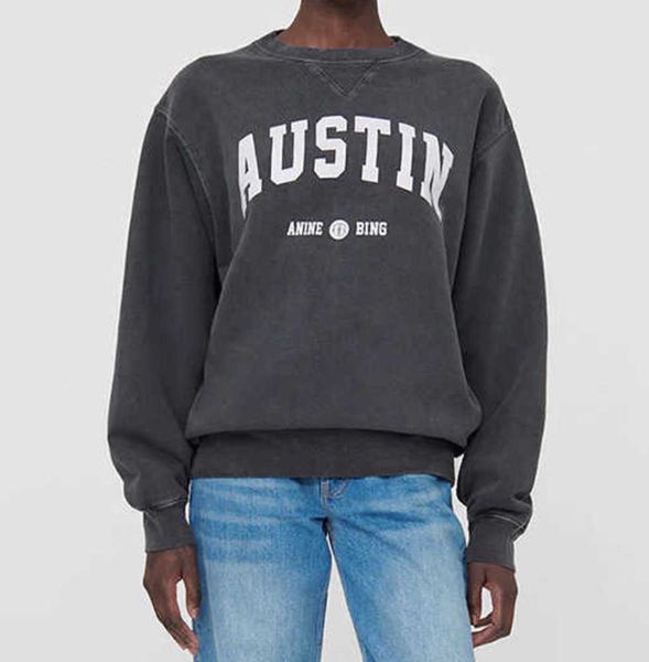 23ss anine bing romona sweatshirts designer university wash water stir-fry pullover snowflake pullover round neck sweater fashion hoodie, Black
23ss anine bing romona sweatshirts designer university wash water stir-fry pullover snowflake pullover round neck sweater fashion hoodie, Black