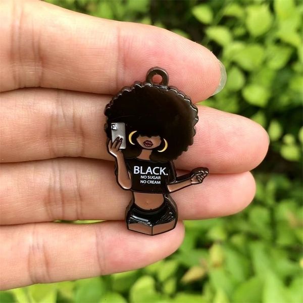 charms 5 buah afrika hitam anak perempuan sihir pesona afro wanita tanpa gula krim liontin untuk gelang kalung perhiasan membuat tas tag 230, Bronze;silver
charms 5 buah afrika hitam anak perempuan sihir pesona afro wanita tanpa gula krim liontin untuk gelang kalung perhiasan membuat tas tag 230, Bronze;silver