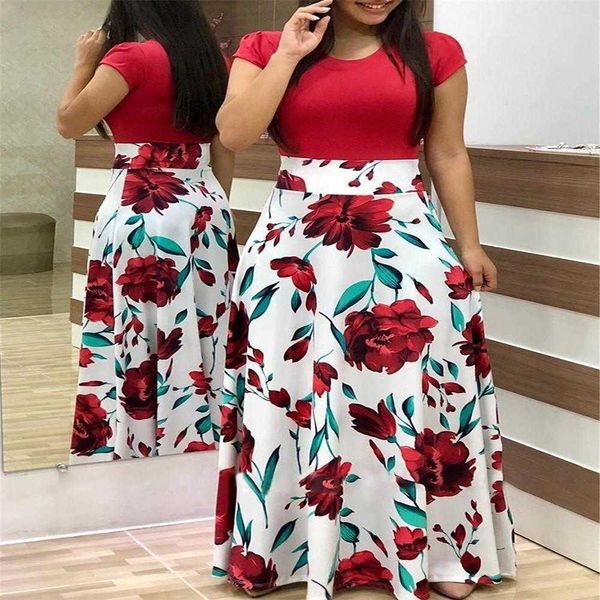 womens multicolor printing short sleeved large size dress with style flowers, Black;gray
womens multicolor printing short sleeved large size dress with style flowers, Black;gray