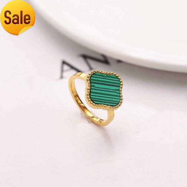 luxury classic 4/four leaf clover charm ring designer 18k gold shell for girl wedding mother' day fashion jewelry women gift, Silver
luxury classic 4/four leaf clover charm ring designer 18k gold shell for girl wedding mother' day fashion jewelry women gift, Silver