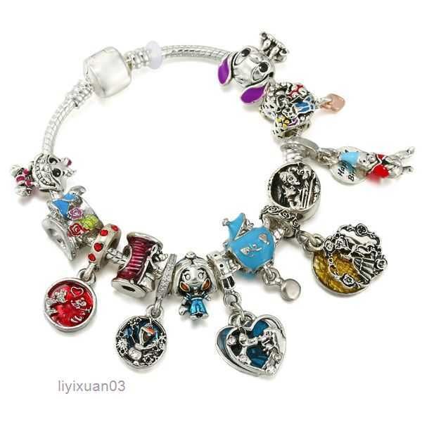 charm bracelets fashion pandora style bracelet women clear crystal unicorn european beads cartoon princess dangle fits necklace diy jewelry, Golden;silver
charm bracelets fashion pandora style bracelet women clear crystal unicorn european beads cartoon princess dangle fits necklace diy jewelry, Golden;silver