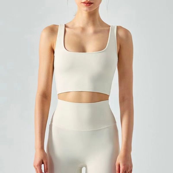 designer brand tank a lo yoga new high-strength sports underwear gathers shock-proof vest bra for women, White
designer brand tank a lo yoga new high-strength sports underwear gathers shock-proof vest bra for women, White