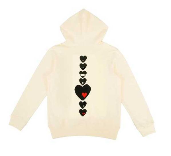 2023 play designer men's hoodies fashion hearts badge hoodie trend cotton sweatshirts women's clothing labels complete 11, Black
2023 play designer men's hoodies fashion hearts badge hoodie trend cotton sweatshirts women's clothing labels complete 11, Black