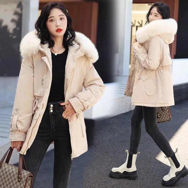 leather women clothing wool liner hooded parkas 2022 new winter jacket fashion long winter coat slim with fur collar warm women parka, Black
leather women clothing wool liner hooded parkas 2022 new winter jacket fashion long winter coat slim with fur collar warm women parka, Black