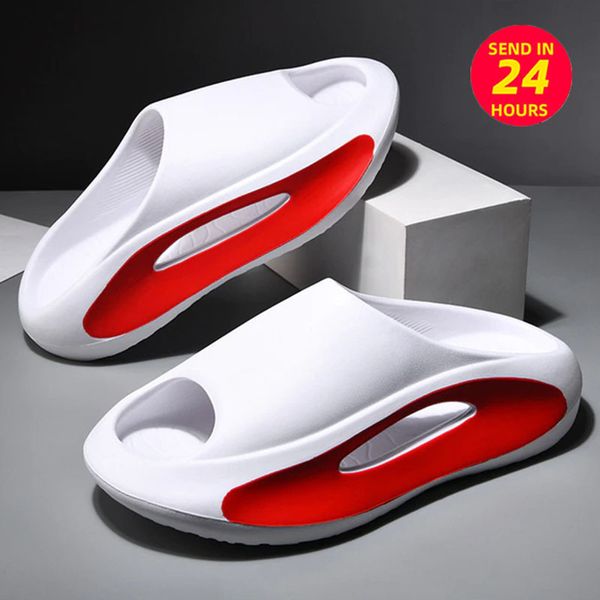 slippers sandal sneakers musim panas baru untuk wanita pria olahraga uniseks berongga eva lembut slide platform bawah tebal sepatu pantai ka, Black
slippers sandal sneakers musim panas baru untuk wanita pria olahraga uniseks berongga eva lembut slide platform bawah tebal sepatu pantai ka, Black