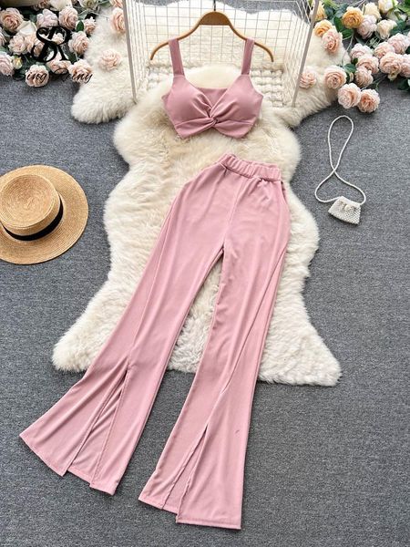 pants singreiny fashion weet two pieces sets short slim camis+split loose long pants sets streetwear casual sporty tracksuit, White
pants singreiny fashion weet two pieces sets short slim camis+split loose long pants sets streetwear casual sporty tracksuit, White