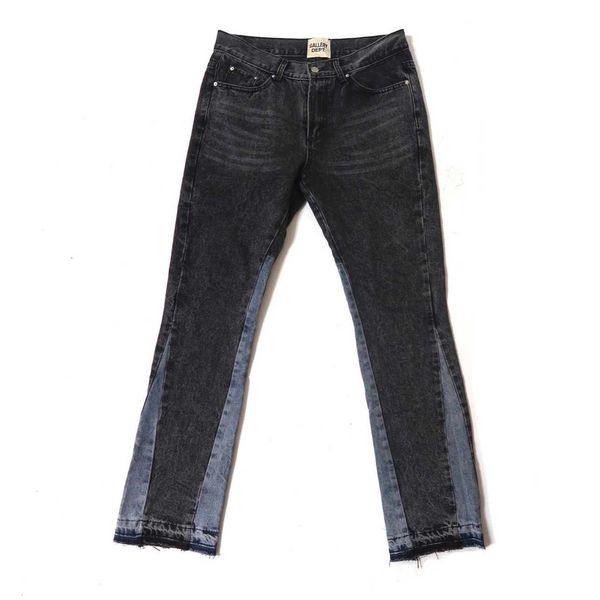 mens jeans designer clothing denim pants gallerses depts vintage stitching casual loose versatile micro horn distressed ripped motocycle bik, Blue
mens jeans designer clothing denim pants gallerses depts vintage stitching casual loose versatile micro horn distressed ripped motocycle bik, Blue