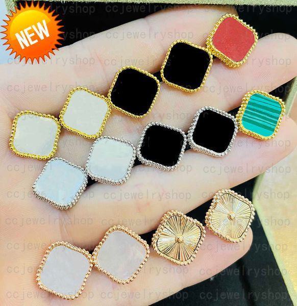 fashion vintage 4/four leaf clover charm stud earrings back mother-of-pearl silver 18k gold plated agate for women girls valentine's mo, Golden
fashion vintage 4/four leaf clover charm stud earrings back mother-of-pearl silver 18k gold plated agate for women girls valentine's mo, Golden