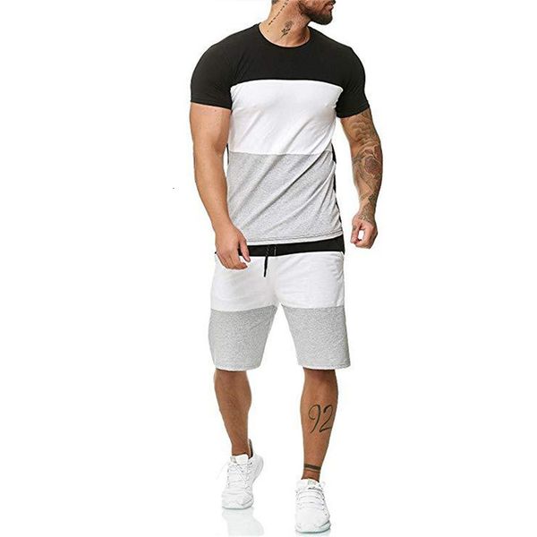 men's tracksuits summer men's tracksuit running sport suits football basketball uniform splicing t-shirt shorts set casual jogger, Gray
men's tracksuits summer men's tracksuit running sport suits football basketball uniform splicing t-shirt shorts set casual jogger, Gray