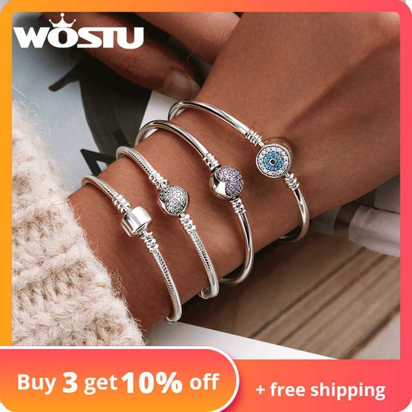 charm bracelets wostu 925 sterling silver bracelet barrel snap clasp cubic zirconia bangle bracelet chain bracelet charm sizes 1721 230428, Golden;silver
charm bracelets wostu 925 sterling silver bracelet barrel snap clasp cubic zirconia bangle bracelet chain bracelet charm sizes 1721 230428, Golden;silver