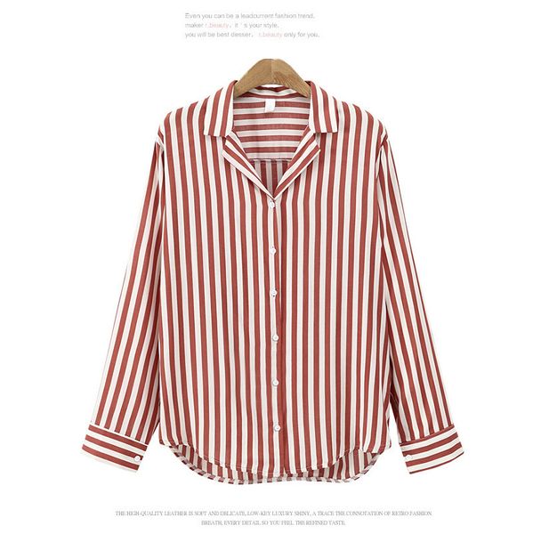 women's blouses shirts spring autumn women blouse black strips v-neck long sleeve work shirts women office striped blouse for business, White 
women's blouses shirts spring autumn women blouse black strips v-neck long sleeve work shirts women office striped blouse for business, White