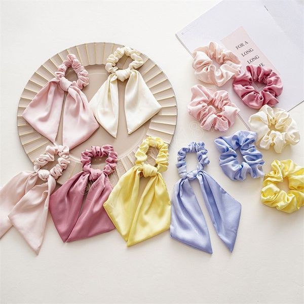 bowknot elastic hair bands for women girls solid color scrunchies headband hair ties ponytail holder hair accessories, Slivery;white
bowknot elastic hair bands for women girls solid color scrunchies headband hair ties ponytail holder hair accessories, Slivery;white
