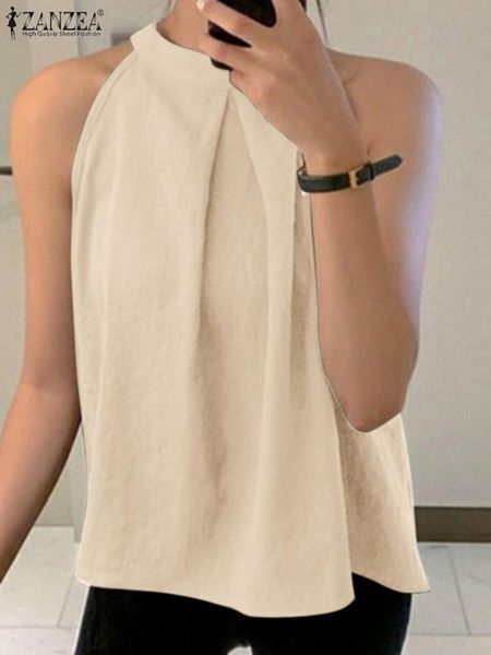 tanks women summer sleeveless zanzea ol solid cotton camis 2022 fashion o neck tanks tunic casual retro tees oversize blusas, Black;white
tanks women summer sleeveless zanzea ol solid cotton camis 2022 fashion o neck tanks tunic casual retro tees oversize blusas, Black;white
