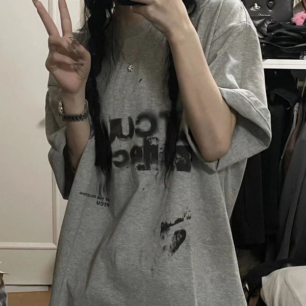 women's t-shirt deeptown y2k harajuku tshirt women vintage oversize grunge short sleeve aesthetic tees korean fashion goth streetwear h, White
women's t-shirt deeptown y2k harajuku tshirt women vintage oversize grunge short sleeve aesthetic tees korean fashion goth streetwear h, White