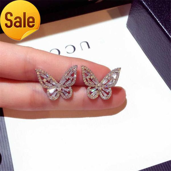 2021 new women fashion jewelry 925 sterling silver princess cut sweet cute white z cz diamond ins popular wedding butterfly earring gift, Golden;silver
2021 new women fashion jewelry 925 sterling silver princess cut sweet cute white z cz diamond ins popular wedding butterfly earring gift, Golden;silver