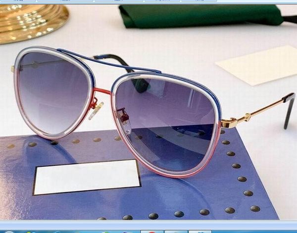 2023 sunglasses men women blue pink metal frame fashion light purple glasses with box and dust bag, White;black
2023 sunglasses men women blue pink metal frame fashion light purple glasses with box and dust bag, White;black