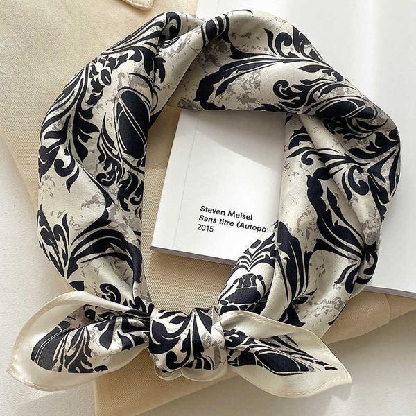 scarves fashion 100 silk square scarves women summer neck scarf for hair headband luxury design print lady kerchief bandana 2023 j230428, Blue;gray
scarves fashion 100 silk square scarves women summer neck scarf for hair headband luxury design print lady kerchief bandana 2023 j230428, Blue;gray