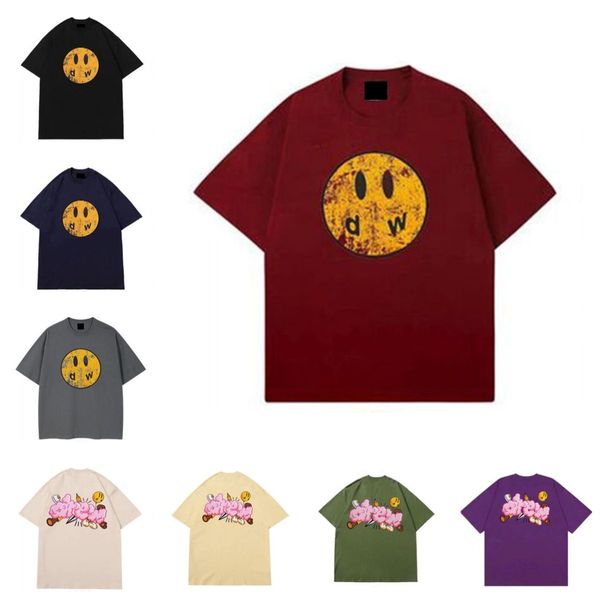 women designer t shirt smiley print tee summer tide brand couples casual short sleeve graffiti foam alphabet hoodie loose drews house t shir, White
women designer t shirt smiley print tee summer tide brand couples casual short sleeve graffiti foam alphabet hoodie loose drews house t shir, White