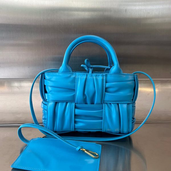 10a quality bag vd 25cm mini candy arco intreccio pleated woven cowhide shopping bag crossbody designer women's real leather handbag po, Black;red
10a quality bag vd 25cm mini candy arco intreccio pleated woven cowhide shopping bag crossbody designer women's real leather handbag po, Black;red