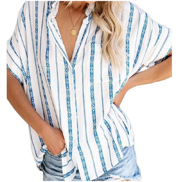 women's blouses shirts short sleeve shirt summer european style blouse blusas mujer de moda clothes casual woman blouse 230428, White
women's blouses shirts short sleeve shirt summer european style blouse blusas mujer de moda clothes casual woman blouse 230428, White