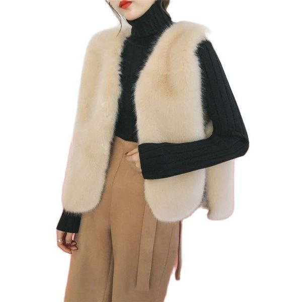 vests plush vest fur coat womens fleece vests fourrure sans manches gilet femme short fourrure winter padded manteau waistcoat, Black;white
vests plush vest fur coat womens fleece vests fourrure sans manches gilet femme short fourrure winter padded manteau waistcoat, Black;white