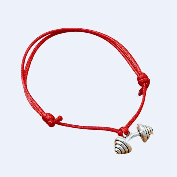mic 20pcs adjustable bracelets antique silver alloy barbell weightlifting charms adjustable black & red waxes rope bracelet b-64, Golden;silver
mic 20pcs adjustable bracelets antique silver alloy barbell weightlifting charms adjustable black & red waxes rope bracelet b-64, Golden;silver
