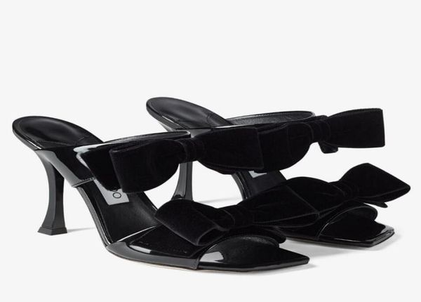 luxury flaca women sandals shoes with bow velvet square toe mules lady party wedding dress high heels slipon slippers or7574622, Black
luxury flaca women sandals shoes with bow velvet square toe mules lady party wedding dress high heels slipon slippers or7574622, Black