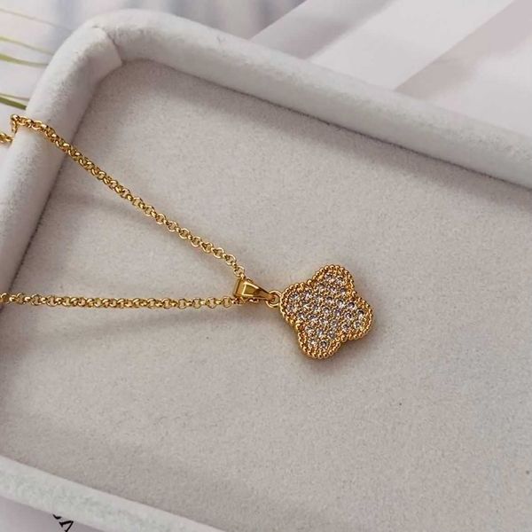 clover necklace four leaf chain jewelry colorfast sided four grass women's with diamond gold lucky fashion jewelry, Silver
clover necklace four leaf chain jewelry colorfast sided four grass women's with diamond gold lucky fashion jewelry, Silver