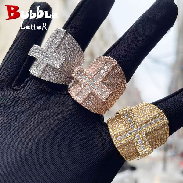 band rings bubble letter cross ring for men iced out real gold plated bling fashion rapper hip hop jewelry drop selling 230428, Silver
band rings bubble letter cross ring for men iced out real gold plated bling fashion rapper hip hop jewelry drop selling 230428, Silver
