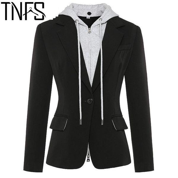 pants yuerwang women suit blazer hooded patchwork color matching vintage women blazers jackets fake two casual suit coats, White
pants yuerwang women suit blazer hooded patchwork color matching vintage women blazers jackets fake two casual suit coats, White