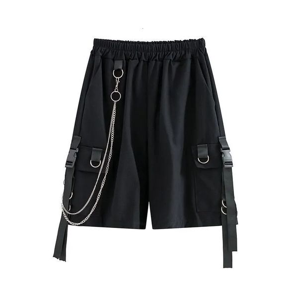 women's shorts emo cargo shorts women summer beach shorts with chain black hip hop streetwear casual female sportswear alt pants aesthe, White;black
women's shorts emo cargo shorts women summer beach shorts with chain black hip hop streetwear casual female sportswear alt pants aesthe, White;black