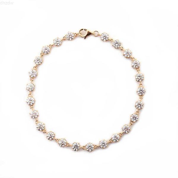 exquisite diamond bracelet 14k yellow gold 3.5mm lab diamond prong set tennis bracelet for party, Silver
exquisite diamond bracelet 14k yellow gold 3.5mm lab diamond prong set tennis bracelet for party, Silver