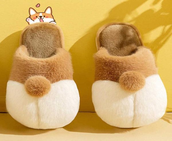 slippers corgi butt slippers women men couples cute winter warm fluffy shoes cute faux fur non slip house slipper indoor bedroom s5576862, Black
slippers corgi butt slippers women men couples cute winter warm fluffy shoes cute faux fur non slip house slipper indoor bedroom s5576862, Black