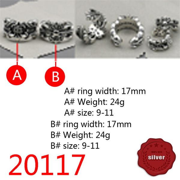 20117 fashion ring dominant cross flower boat anchor s925 sterling silver open letter personalized index finger youth punk hip hop trend pie
20117 fashion ring dominant cross flower boat anchor s925 sterling silver open letter personalized index finger youth punk hip hop trend pie