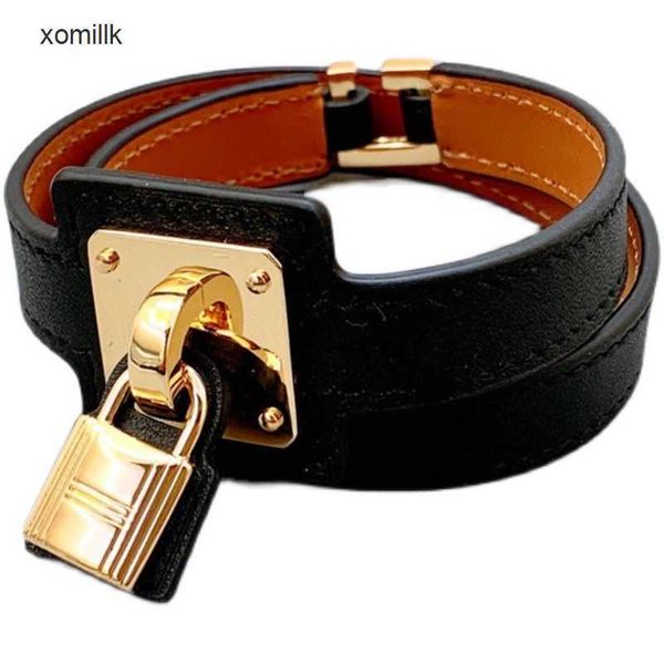 hermm gift bracelets lock scalp leather bracelet cowhide double loop female h japanese and korean s popular internet red jewelry, Black
hermm gift bracelets lock scalp leather bracelet cowhide double loop female h japanese and korean s popular internet red jewelry, Black