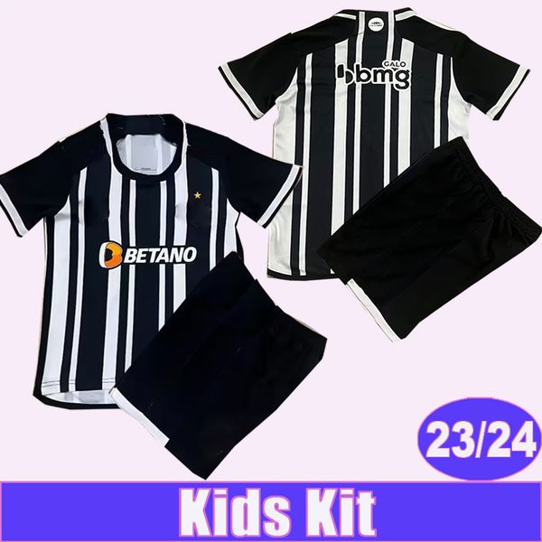 23 24 atletico mineiro kids kit soccer jerseys vargas hulk g. arana m. zaracho nathan silva away child suit football shirts, Black
23 24 atletico mineiro kids kit soccer jerseys vargas hulk g. arana m. zaracho nathan silva away child suit football shirts, Black