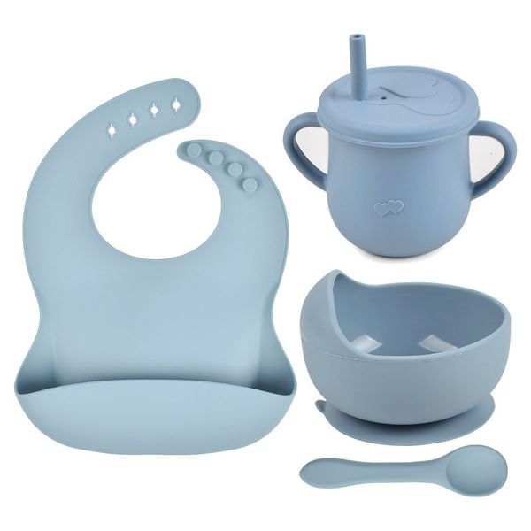 cups dishes utensils 4pcs/set baby silicone feeding bowl plate dinnerware set for baby toddlers baby feeding cups solid bibs tableware set d
cups dishes utensils 4pcs/set baby silicone feeding bowl plate dinnerware set for baby toddlers baby feeding cups solid bibs tableware set d