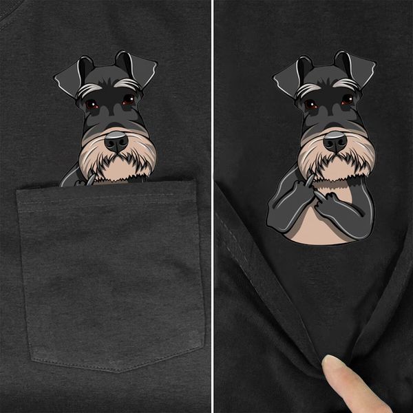 t-shirt cloocl animal cotton tshirt fashion pocket schnauzer dog middle finger printed tshirt men women shirts hip hop cotton tees, White
t-shirt cloocl animal cotton tshirt fashion pocket schnauzer dog middle finger printed tshirt men women shirts hip hop cotton tees, White
